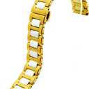 Kai Tian Stainless Steel Ceramic Watch Band Links 18mm/20mm/22mm Watch Wrist Bands Mens Watch Bracelet with Butterfly Buckle