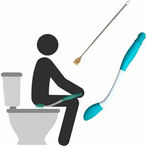 Butt Wiper Tool - Bottom Buddy for Elderly and Post-Operative Patients, Butt Cleaner After Pooping (Green)