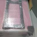 CHUANGJIN 4 in 1 Rolling Makeup Train Case Professional Cosmetic Trolley Large Storage Organizer with Key Swivel Wheels Salon Barber Case (pro, Pink-pro)