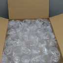 JOLLY CHEF 48 Pack Stemless Plastic Champagne Flutes 9 oz, Crystal Clear Stemless Plastic Toasting Glasses, Clear Disposable Unbreakable Drinkware Ideal for Wedding, Birthday, Party, Thanksgiving