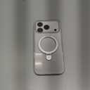 TORRAS Ostand Magnetic for iPhone 17 Pro Max Case, Fit for MagSafe, Sturdy Stand, Military Grade Drop Tested, Camera Control Button, Clear Slim Soft Edge Case for iPhone 17 Pro Max 6.9", Clear