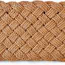 MAINEVENT Rope Doormat 30x17 Inch, Woven Mat for Indoor and Covered Outdoor, Welcome Mat