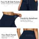 G4Free EverGoing Yoga Pants Women Wide Leg Pants with Pockets High Waist Stretch Dress Casual Sweatpants Petite/Regular/Tall (Black, S)