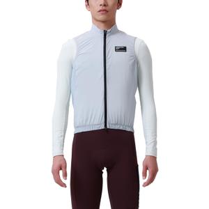 INBIKE Lightweight Cycling Vest for Men, Water Resistant Windproof Sleeveless Jacket, Breathable Reflective Biking Running (Large, Grey)