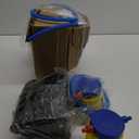 Fitvids Anti-Burst and Slip Resistant Exercise Yoga Fitness Birthing Ball with Quick Pump, 2,000-Pound Capacity, Multiple Colors and Sizes (Black)