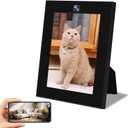 WiFi Picture Frame Camera, 1080P HD Security Cameras Wireless Mini Nanny Cam with Remote View, Motion Detection Video Recorder for Pet Monitor, Home, No Audio