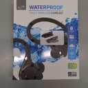 iLive IAEBTW53B Bluetooth True Wireless Earbuds with Built in Mic, IPX7 Waterproof, Charging Case, and Bluetooth 5.3 (Black)