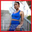 Champion Women's Absolute, Moderate Support, High-Impact Sports Bra, White, X-Small (White, XS)