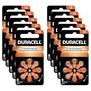 Duracell Activair Hearing Aid Batteries: Size 13 (80 Batteries)
