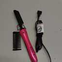 Hot Comb Electric by Terviiix, Pressing Combs for Natural Black Hair, Wigs & Beard, Anti-Scald Straightening Comb with Keratin & Argan Oil Infused Teeth, Temperatures Adjustable, 60 Min Auto Shut Off