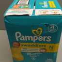 Pampers Swaddlers Diapers, Size 0 (up to 10 lbs), 140 Count, Absorbent, Keeps Baby Dry and Comfortable, Skin Safe Disposable Baby Diaper (Newborn)