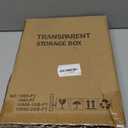 Acrylic Display Case for Collectibles, Clear Storage Bin with 3 Adjustable Layers and 1 Removable Divider, Stackable Clear Storage Box with Magnetic Door for Figures, Home or Office,Large