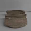 Small Basket for Organizing | Cube Shelf Closet Storage Baskets | 9.79.77.1 | Woven Rope Gift Basket | Nursery | Round 3 Packs Mixed Brown (Natural)
