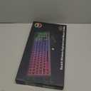 Wireless Keyboard and Mouse Combo, RGB Backlit, Rechargeable & Light Up Letters, Full-Size, Soft Typing, Sleep Mode, 2.4GHz Quiet Keyboard Set for Mac, Windows, Laptop, PC, Trueque (Black)