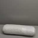Kingnex Bolster Roll Pillow for Sleeping on Back or Side Under Knee to Relief Lower Back Pain Between Legs for Side Sleepers Cylinder Pillow with Removable Cooling Cover 18x6