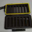 JJC 14 Slots 18650 Battery Case with Carabiner, Water-Resistant and Shockproof Battery Storage for 14 x 18650, 18650 Organizer Box