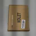 KOLET Ball Bearing Door Hinges, 5 x 3 Inches Door Hinges with Heavy Duty Stainless Steel, Square Corner with Extra Thick 3mm, Smooth and No Squeak, Non Removable Pin, Brushed Nickel, 3 Pack
