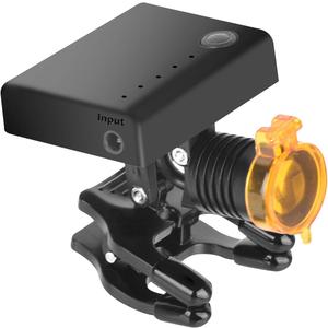 DY-010 3W LED Cordless Headlamp with Optical Filter and Universal Clip, Compatible with All Loupes and Safety Glasses (Non-Magnetic 3 watts)