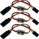 3Packs RC Servo Signal Reverser Rotation Inverter 3.6V - 24V 5A Steering Gear Reverser for JR Futaba Aircraft Airplane Steering Gear and Any Servos