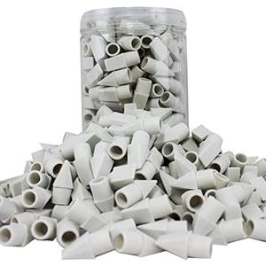 OZXTYO White Pencil Top Erasers,200 Pack, Cap Erasers,Pencil Eraser Caps,Pencil Erasers Toppers,Pencil Top Erasers for Kids,Cap Erasers for Pencils Bulk