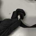 WESTBRONCO Small Puffer Crescent Shoulder Bag for Women, Nylon Quilted Shoulder Purses, Puffy Handbags with Adjustable Strap (Black)