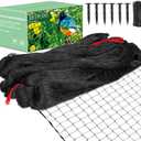 BSTPCOO 25'x25' Bird Netting for Chicken Coop, Nylon 3/4" Mesh Poultry Netting Chicken Net Roof Hawk, Aviary Net Deer Fence Pests Trellis Garden Nettings for Fruits Trees Plant