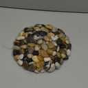5 lbs Pebbles for Indoor Plants, Succulent, Bamboo, Vase, 3/8" Plant Rocks for Pots Indoor, Small River Rocks Decorative Pea Gravel, Highly Polished (Mixed Color)