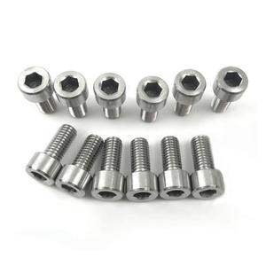 12Pcs Bike Water Bottle Cage Bolts Holder Screws M5 Inner Rack Hexagon Stainless Steel Screws for Bottle Holder Bracket Rack Cycling Accessories Bike Screws