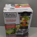 BLACK+DECKER PowerCrush Multi-Function Blender with 6-Cup Glass Jar, 4 Speed Settings, Silver