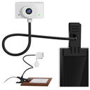 Webcam for PC, Laptop Camera USB Webcam with Adjustable Gooseneck, Flexible Positioning 1080P Computer Camera for Presentation, Desktop Demo, FullBody View, Video Call, Zoom, Teams, Skype (White)