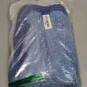 Uphome Bath Mat for Bathroom, 18x26 Cute Blue Scalloped Bathroom Rug Non Slip Washable, Soft Irregular Shaggy Microfiber Absorbent Bathroom Mat for Shower, Floor, Tub, Sink, Navy Blue