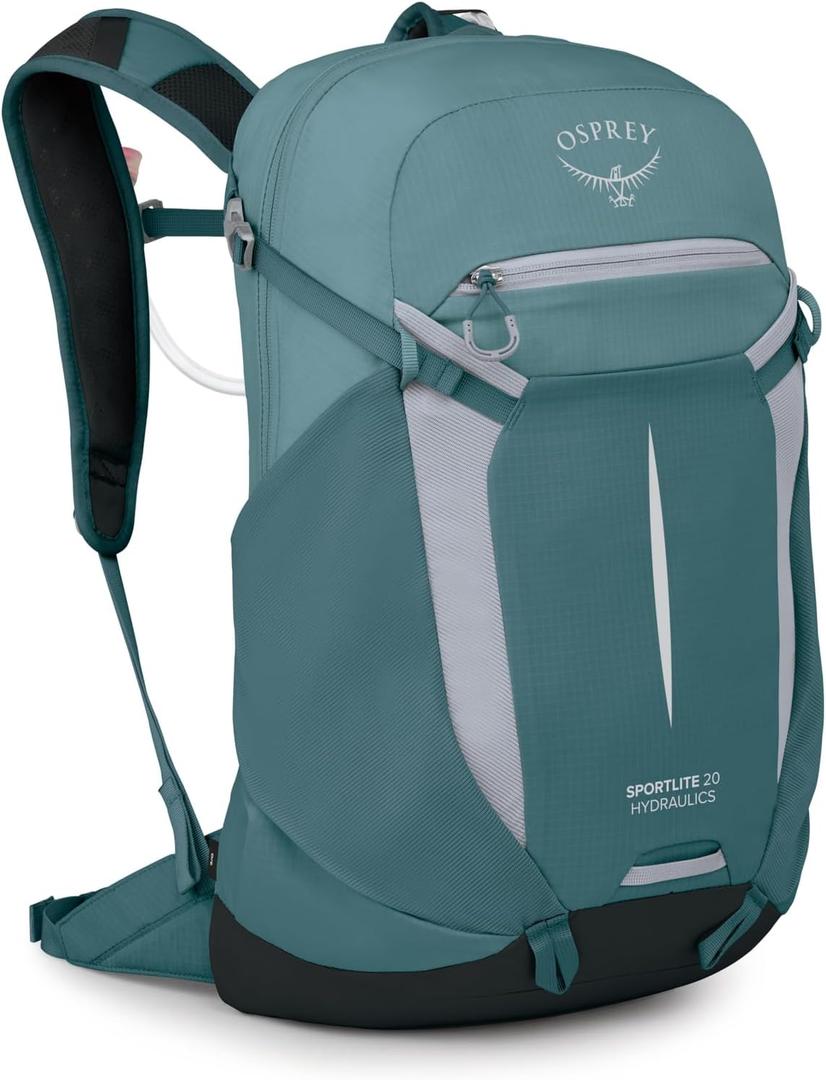 Osprey Sportlite 20L Lightweight Hiking Backpack with Hydraulics Reservoir for Men & Women - Everyday Hydration Travel Bag, Torrent Blue