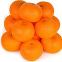 HAKSEN 12 PCS Fake Oranges, Artificial Fruits for Decoration Lifelike Fake Fruit Faux Oranges for Home Kitchen Cabinet Decor Photography Prop