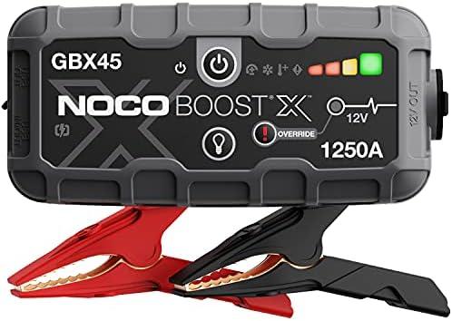 NOCO Boost X GBX45: 1250A UltraSafe Jump Starter – 12V Lithium Battery Booster Pack, Portable Jump Box, Power Bank & Jumper Cables - for 6.5L Gas and 4.0L Diesel Engines