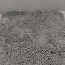 OLANLY Bathroom Rugs 36x24, Extra Soft Absorbent Chenille Bath Rugs, Rubber Backing Quick Dry, Machine Washable Bath Mats for Bathroom Floor, Tub and Shower, Home Decor Accessories, Grey