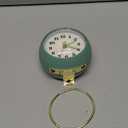 Analog Alarm Clocks,Retro Backlight Cute Simple Design Small Desk Clock with Night Light,Silent Non-Ticking,Battery Powered,for Kids,Bedroom,Travel,Kitchen,Bedside Desktop Decor.(Green)