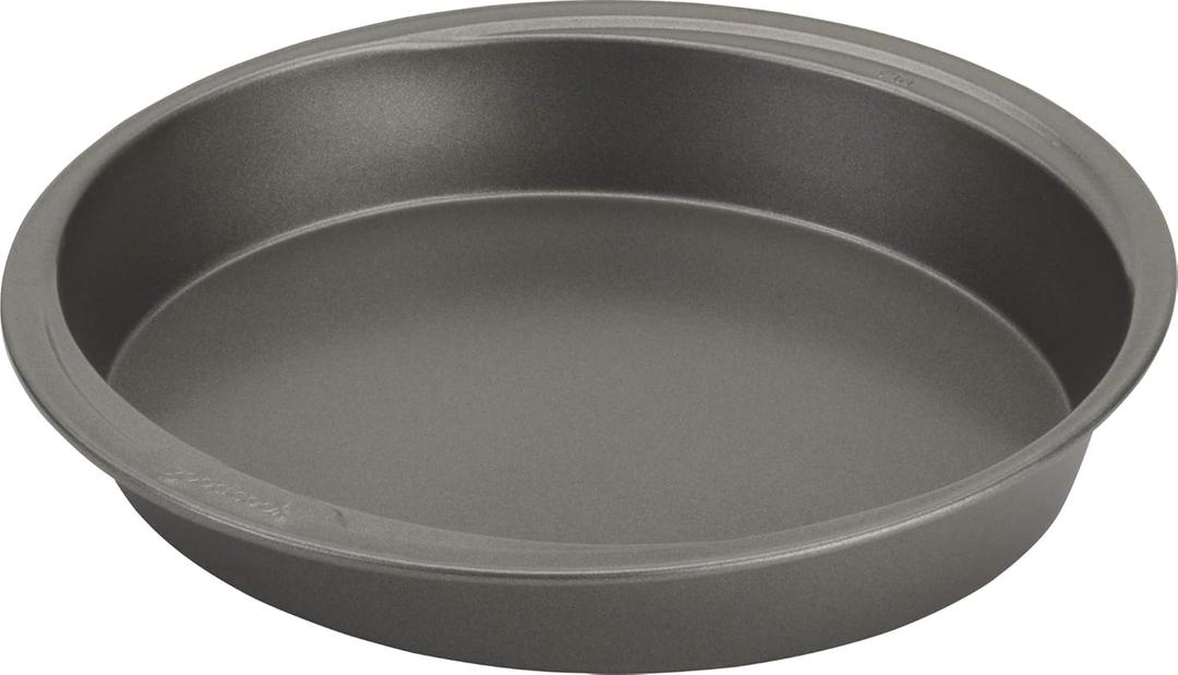 GoodCook Everyday Nonstick Steel Round Cake Pan, 9", Gray (9 inch)