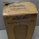 Pukomc Smart Sensor Wastebasket, Convenient and Hygienic Easy to Use, Technology Sensor Waterproof Wastebasket Plastic Trash can for Kitchen, Bathroom, Bedroom, Living Room, Office and Outdoor (1 Pack, white)