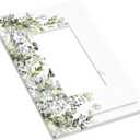Decorative Outlet Covers Rustic Eucalyptus Leaves Green Leaf 1 Gang Rocker Light Switch Cover Plate Single Decora Light Switch Covers Wall Plate Faceplate for Home Decor 2 Pack