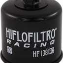 HiFloFiltro HF138RC Black RC High Performance Premium Oil Filter, Single