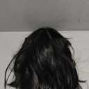 Black Bob Wigs for Women, 12'' Short Black Hair Wig with Bangs, Natural Fashion Synthetic Wig, Cute Colored Wigs for Daily Party Halloween BU027BK