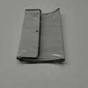 Square Flap Document Holder Grey, Expanding File Folder, A4 Letter Size Reusable Filling Envelopes, Snap Closure Wallet File Pouch 