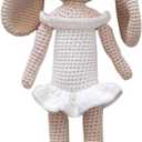 Binnies Stuffed Soft Bunny for Kids  Handmade Crochet Rabbit Toy  Long-Lasting Toddler Comfort Toy  Thoughtful Gift for Girls & Bunny Lovers