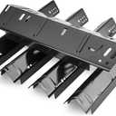 Grill Heat Plate Replacement Parts for Dyna-Glo DGH474CRP, DGH485CRP, Heat Plates for Dyna-Glo 5 Burner Grill, Dyna-Glo 4 Burner DGH450CRP Grill Parts, Porcelain Steel Heat Plate for Revoace GBC1793W