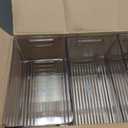 iDesign Stackable Clear Plastic Bin - Kitchen Organizers and Storage for Fridge and Pantry, 6-Pack