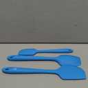 DI ORO Silicone Spatula Set - Rubber Kitchen Spatulas for Baking, Cooking, & Mixing - 600F Heat-Resistant & BPA Free Silicone Scraper Spatulas for Nonstick Cookware - Dishwasher Safe (3pc, Blue)