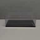 1:18 No Assembly Diecast Display Case with Plastic Base - Acrylic Model Car Display Boxes - Dustproof Showcase for Collectibles Memorabilia (1, 1:18)