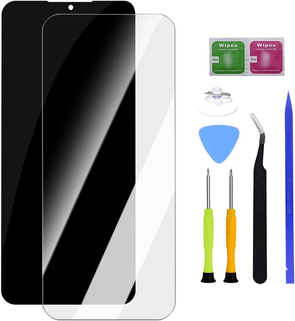 Ubrokeifixit for Cricket Icon Pro 2026 LCD Display Screen Digitizer Assembly Replacement Kit for AT&T Motivate Pro 2 5G,for Cricket Icon Pro 2026 (Black-Without Frame)