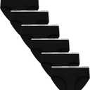 Demifill Teen Girls Underwear Cotton Briefs Soft Panties for Teens Pack of 6 Multipack (12-14 Years, Color001)