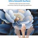 Gaming Mouse Pad, Large Non-Slip Rubber Base Mousepad, Keyboard Mouse Mat, Desk Pad with Stitched Edges, 31.5x11.8inch, Gorgeous Flowers